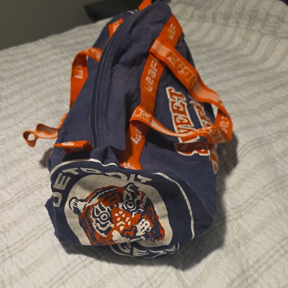 Detroit Tigers Navy Blue Duffel Bag